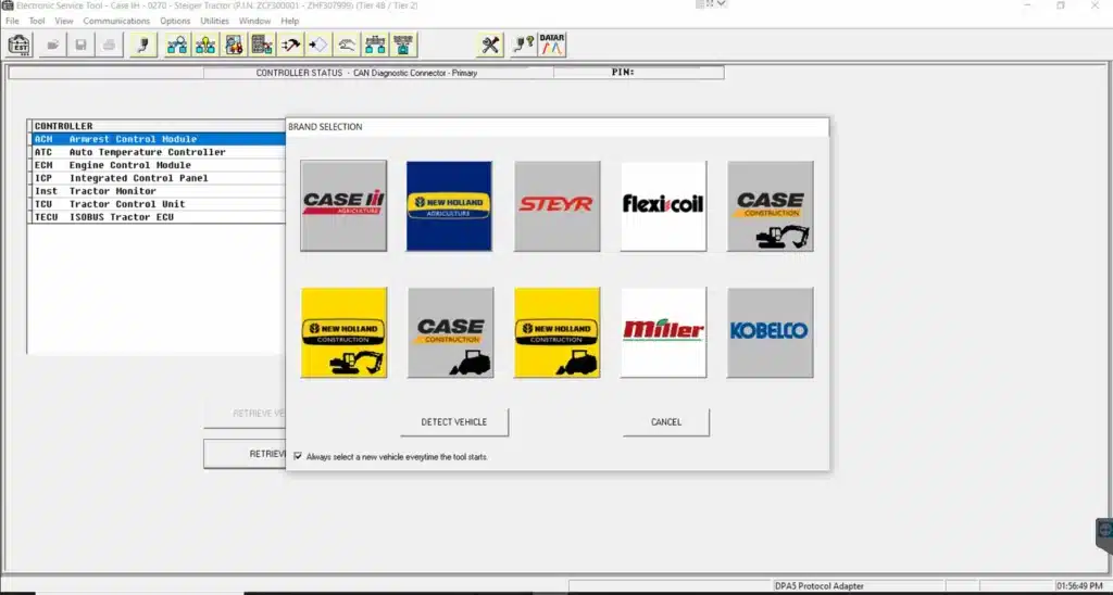 CNH EST 9.8 Engineering Diagnostic Software is a vital tool for technicians working with CNH machinery. It helps diagnose and program various equipment from brands like New Holland and Case IH. This software offers several functionalities, including parameter verification, fault recovery, and ECU programming. Understanding its system requirements and installation process is crucial for effective usage.