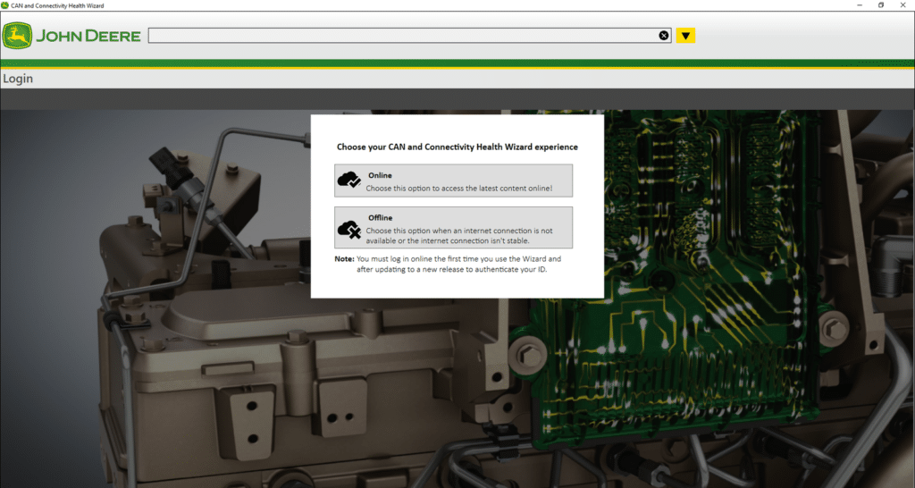 The John Deere CAN and Connectivity Health Wizard 2024 is an advanced diagnostic tool for agricultural and construction machinery. It allows users to effectively manage the health of their equipment by diagnosing connectivity and system issues. This software aims to improve machinery uptime and overall efficiency in operations. Its user-friendly interface and comprehensive functionality make it a valuable asset for technicians and operators alike.