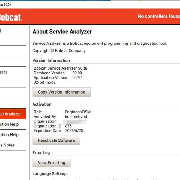 The Bobcat Service Analyzer 90.9 is a vital diagnostic tool for maintaining Bobcat heavy machinery. It helps technicians identify and solve issues to ensure optimal performance. This tool enhances efficiency in equipment management by providing real-time data and accurate diagnostics. Its user-friendly interface makes it accessible for both experienced professionals and new technicians.