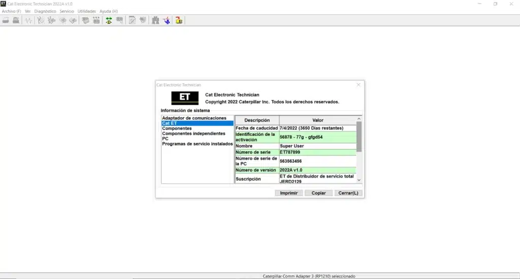 Caterpillar CAT ET Diagnostic Software 2022 is an essential tool for maintaining and diagnosing Caterpillar heavy machinery. This software enables technicians to quickly identify issues, adjust engine parameters, and optimize equipment performance. The CAT ET 2022 version features advanced diagnostic capabilities and user-friendly interfaces. Its comprehensive reporting options enhance the maintenance process, making it vital for equipment longevity and operational efficiency.