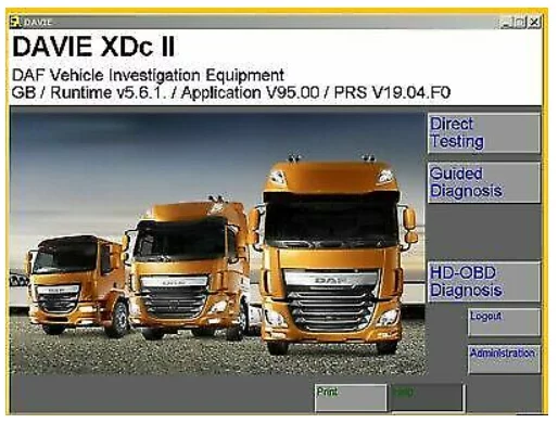 DAF PACCAR Davie Runtime v5.6.1 and Davie XDc II 2019 are advanced diagnostic tools designed for commercial vehicles. They enhance vehicle management and maintenance by providing accurate diagnostic capabilities. The software offers features such as troubleshooting, programming, and integration with vehicle control units. Users can benefit from its comprehensive diagnostics, ensuring optimal performance and reliability for their fleets.