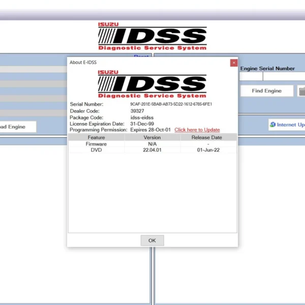 The Isuzu E-IDSS 2022 Software Diagnostic is a comprehensive tool designed to enhance the efficiency of vehicle diagnostics and repairs for Isuzu commercial vehicles. This software provides technicians with advanced functionalities, improving the overall service experience. With a focus on connectivity and compatibility, the IDSS 2022 supports various diagnostic interfaces and offers extensive diagnostic capabilities. It allows users to access critical information and perform detailed vehicle assessments effectively.