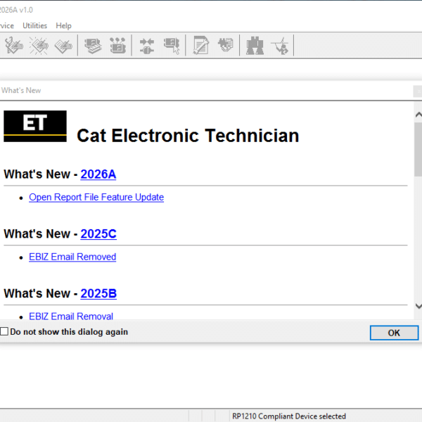 CAT ET 2026 Diagnostic Software is a key tool for diagnosing Caterpillar machinery. It enables technicians to read fault codes, monitor engine parameters, and calibrate components for optimal performance.